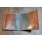 Rust colored Billfold inside